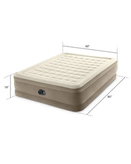 Dura-Beam® Deluxe Ultra Plush Air Mattress 18" Queen with Built-In Electric Pump