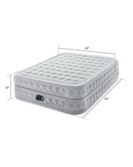 Dura-Beam® Deluxe Supreme Air-Flow Air Mattress 20" Queen with Built-In Electric Pump