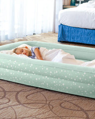 Kidz Travel Bed with Hand Pump, Mint Green
