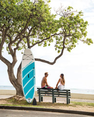 10' 6" AquaQuest® 320 Inflatable Paddle Board Package