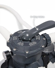 QX2100 Krystal Clear Sand Filter Pump & Saltwater Pool Chlorine System - 8,500 Gal