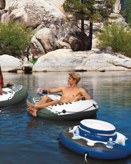 River Run® 1 Inflatable Floating Lake Tube - Green